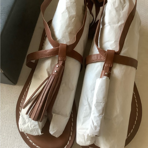 BERNARDO MOSIE lace up flat sandals 8 - Picture 2 of 6